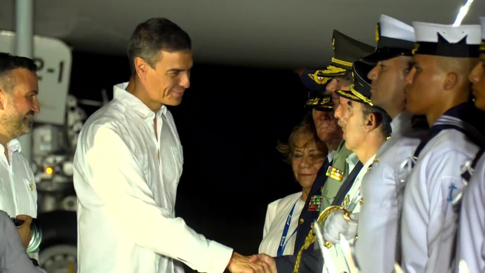 va sanchez llegada a colombia