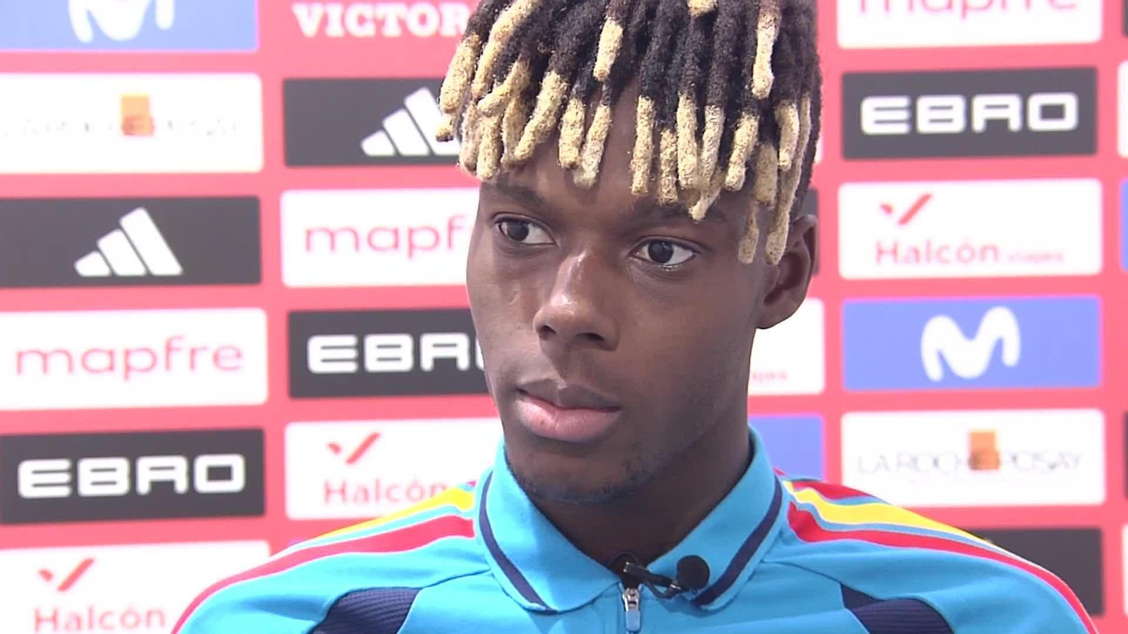 J059-LAS ROZAS NICO WILLIAMS DICE BALON DE ORO PARA LAMINE