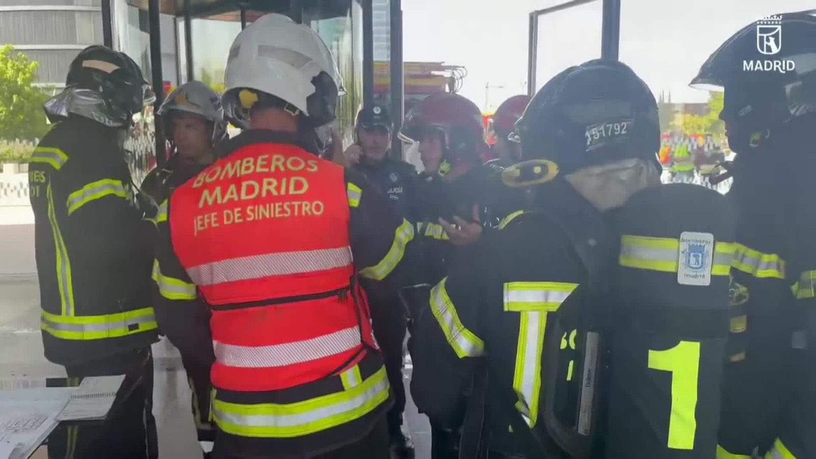 M075-MADRID INCENDIO TORRE