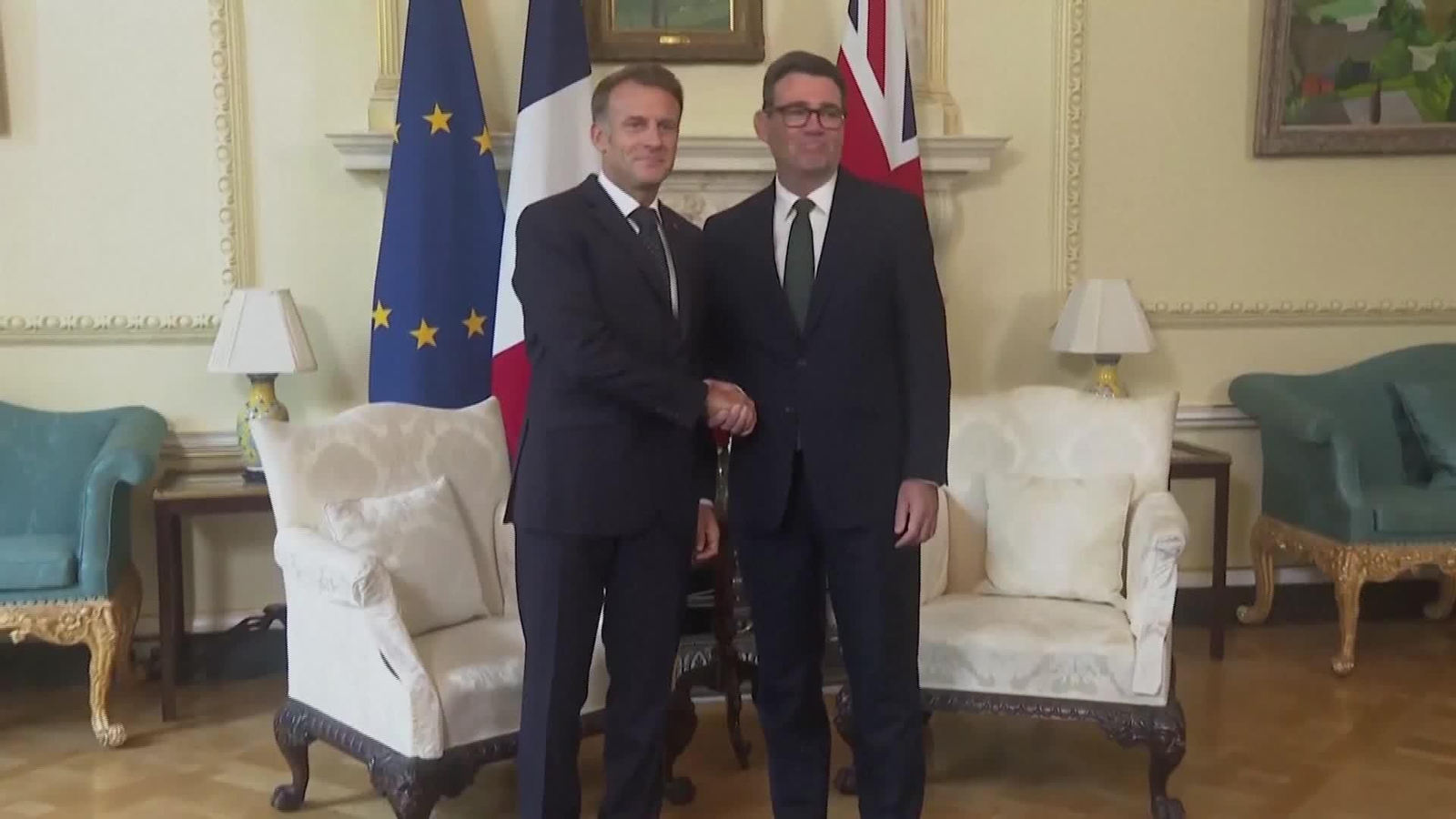 J079-REINO UNIDO REUNIÓN MACRON Y BURNHAM