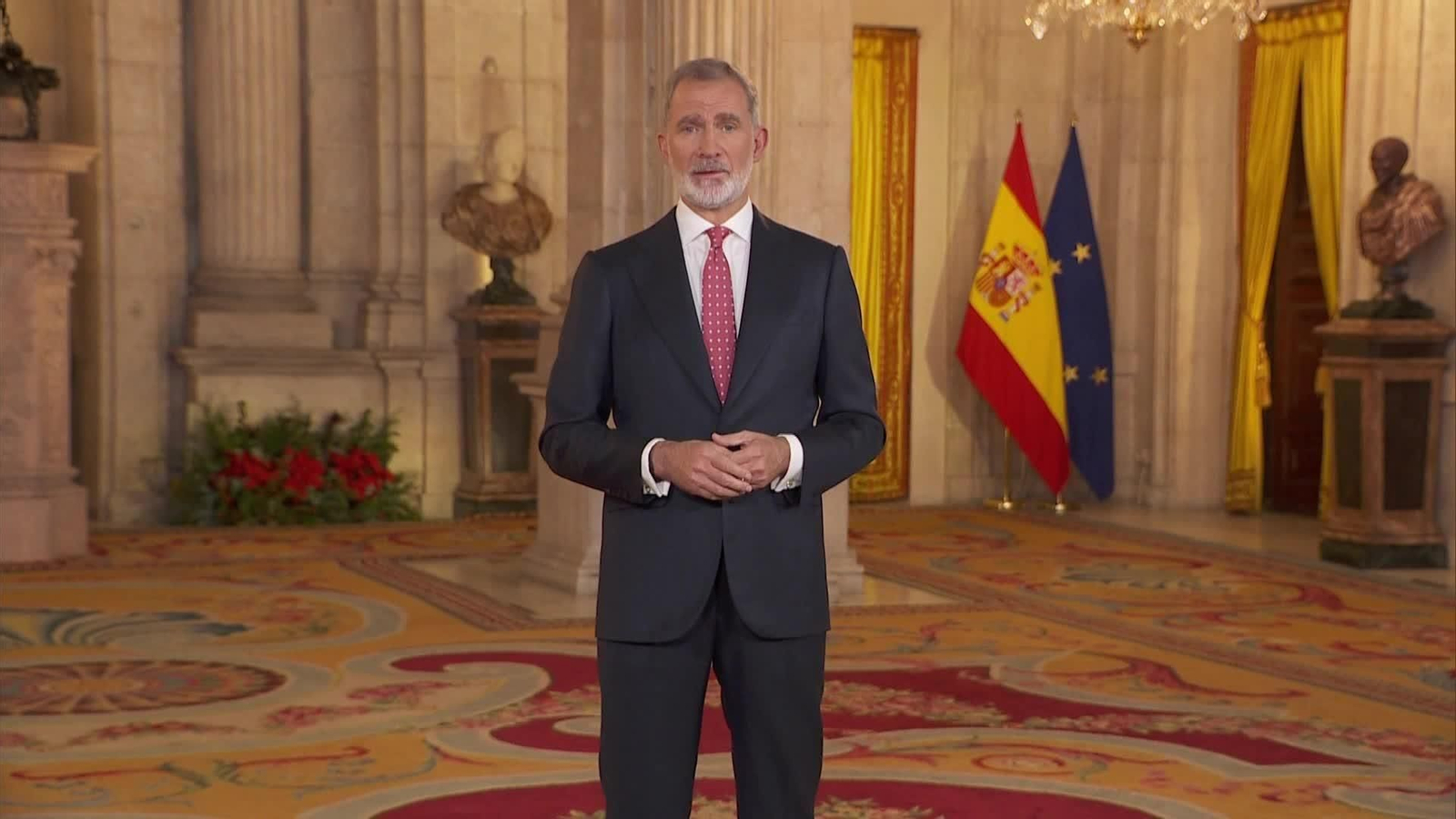 va discurso rey extremismos y desinformacion