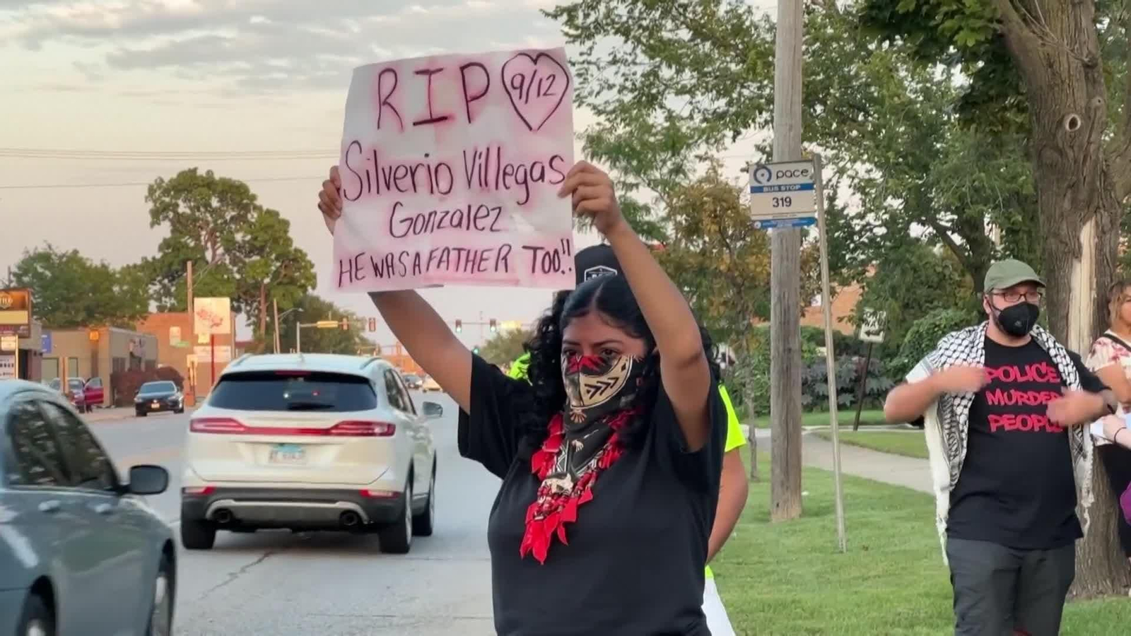 va chicago protesta asesinato ice