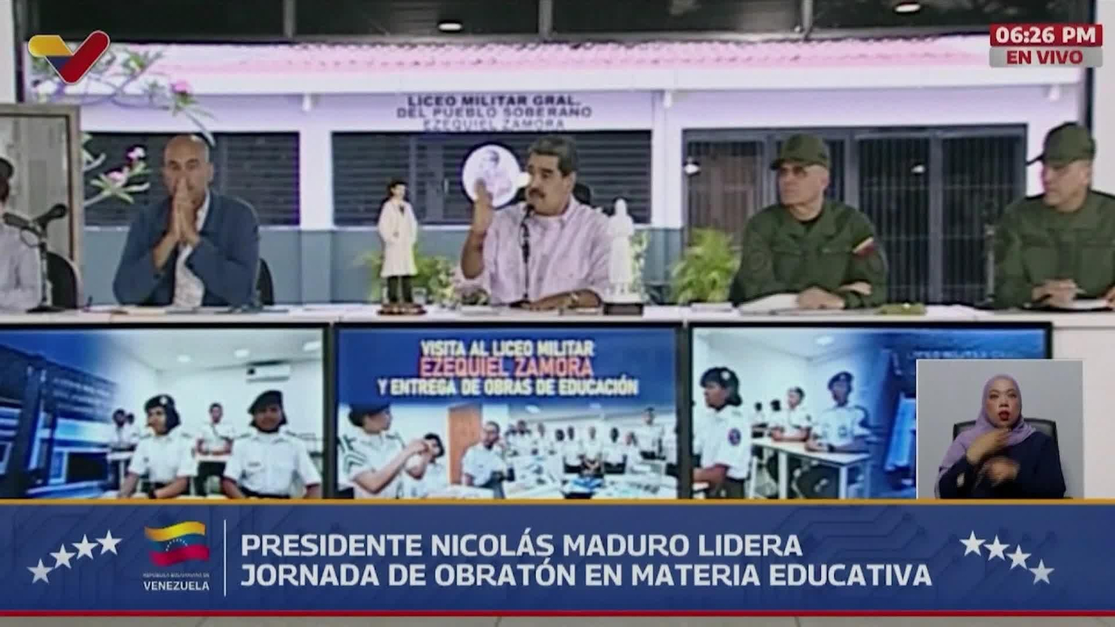 J007-VENEZUELA MADURO SOBRE ESTADOS UNIDOS