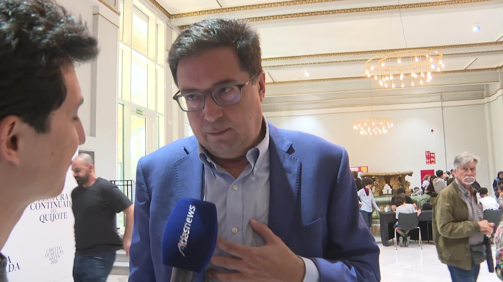 va oscar lopez en lectura quijote