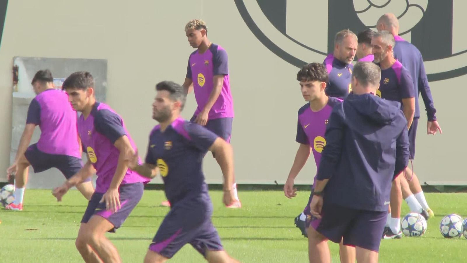Entrenamiento del FC Barcelona