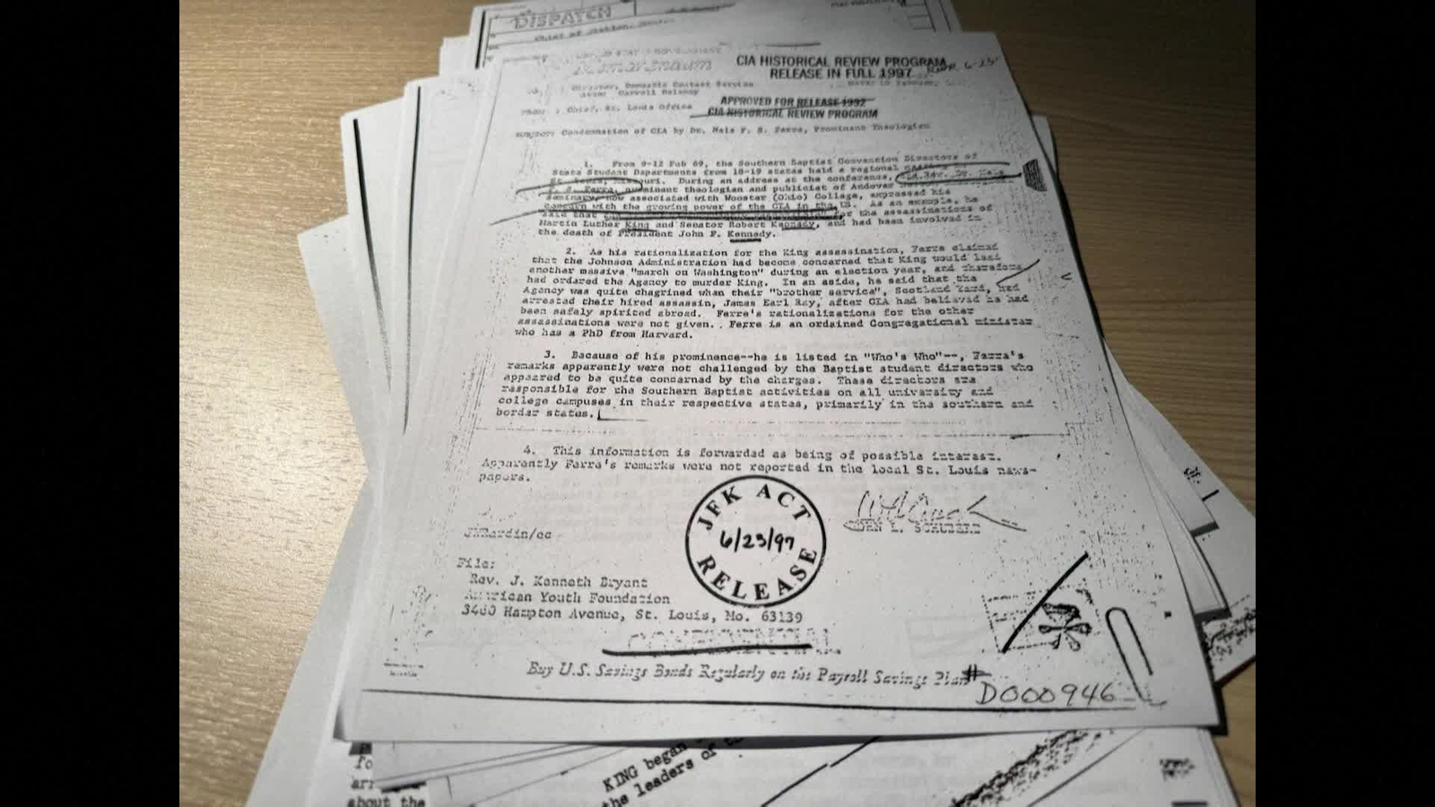 Los documentos de la muerte de Martin Luther King han salido a la luz