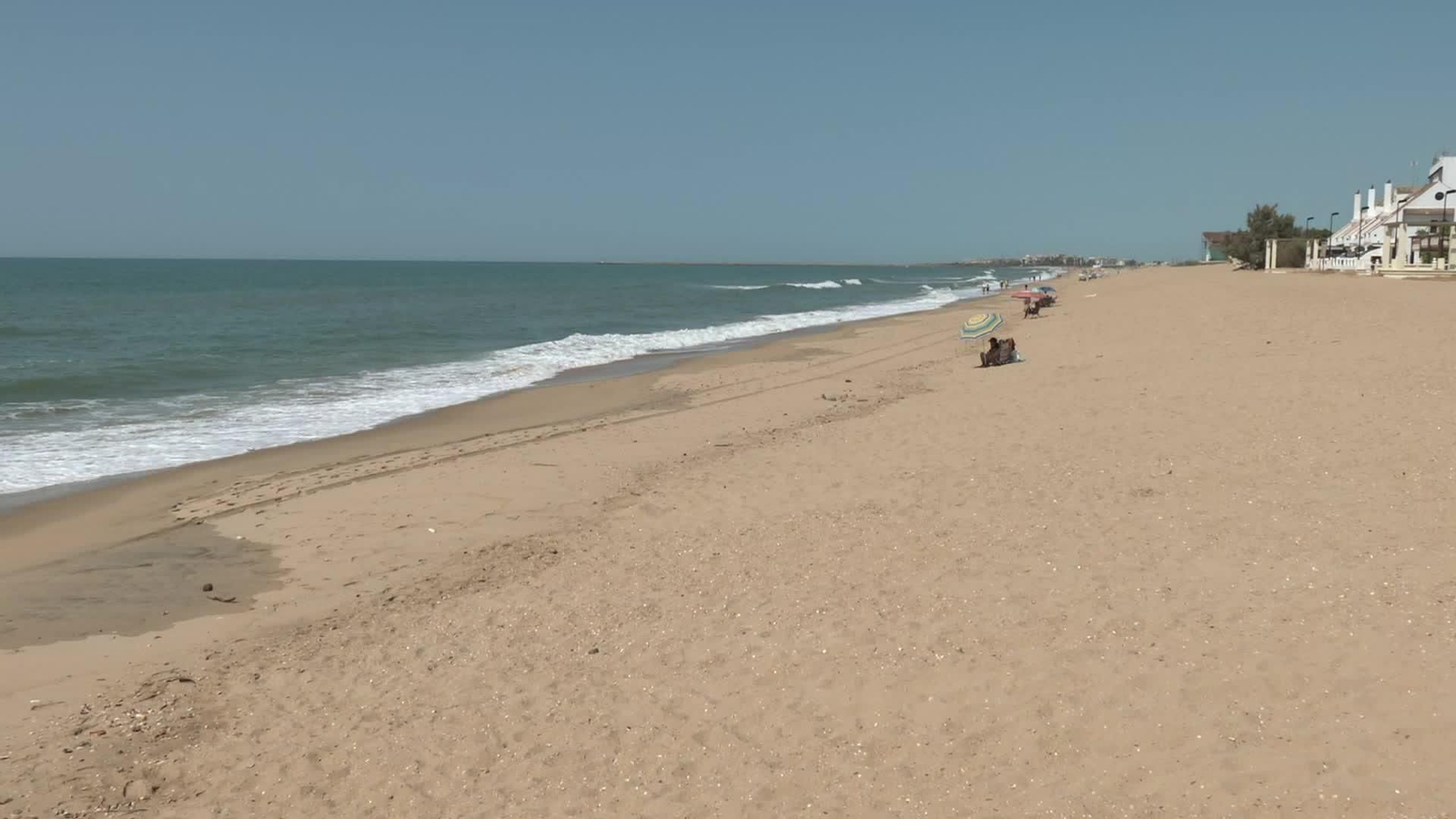 M057-HUELVA PLAYA ISLA CRISTINA SEÑALIZADA RIESGO AHOGAMIENTO
