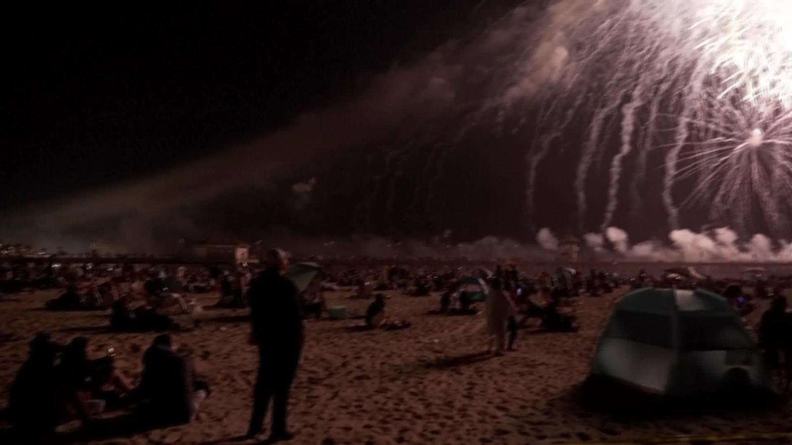 D002-EEUU CALIFORNIA CELEBRA EN LA PLAYA 250 ANIVESARIO
