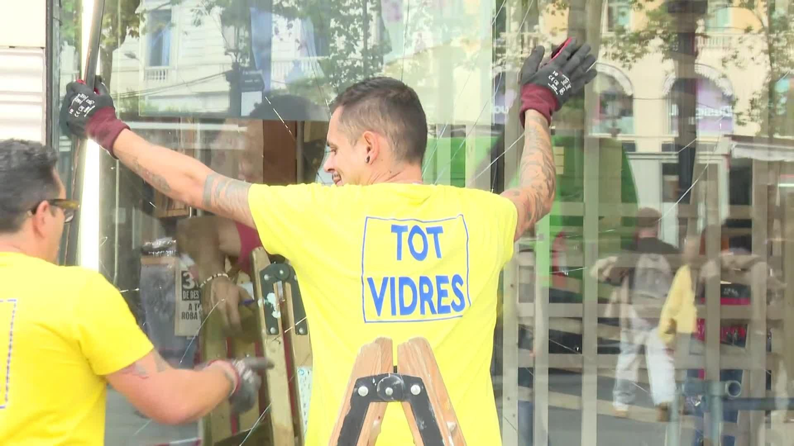 web bcn tras los disturbios