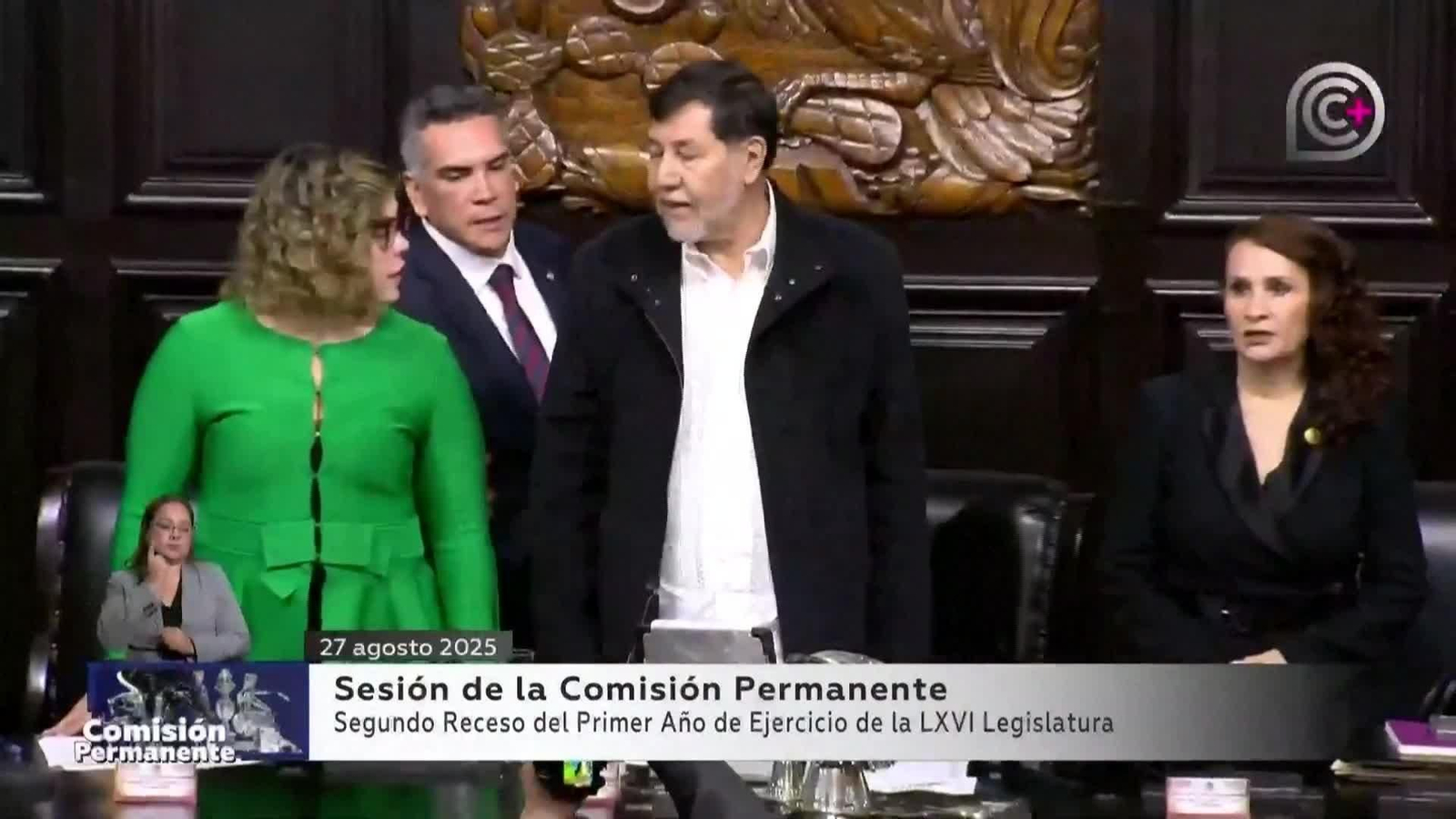 J007-MEXICO PELEA SENADO