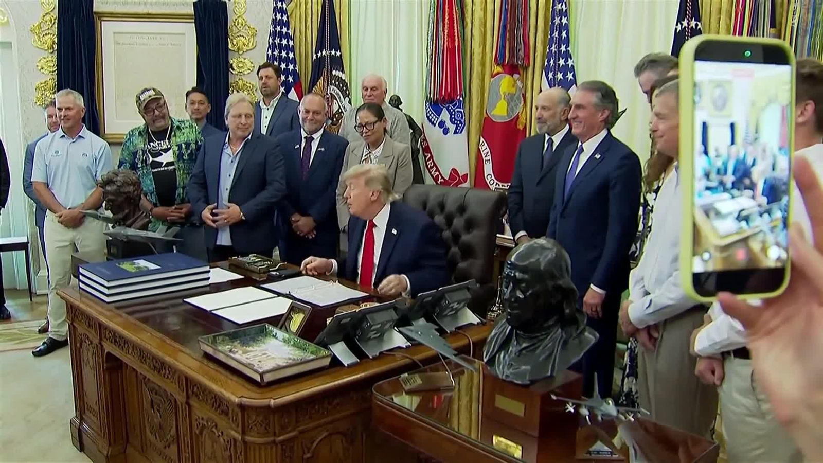 V004-EEUU TRUMP ANUNCIA FIN DE LA GUERRA