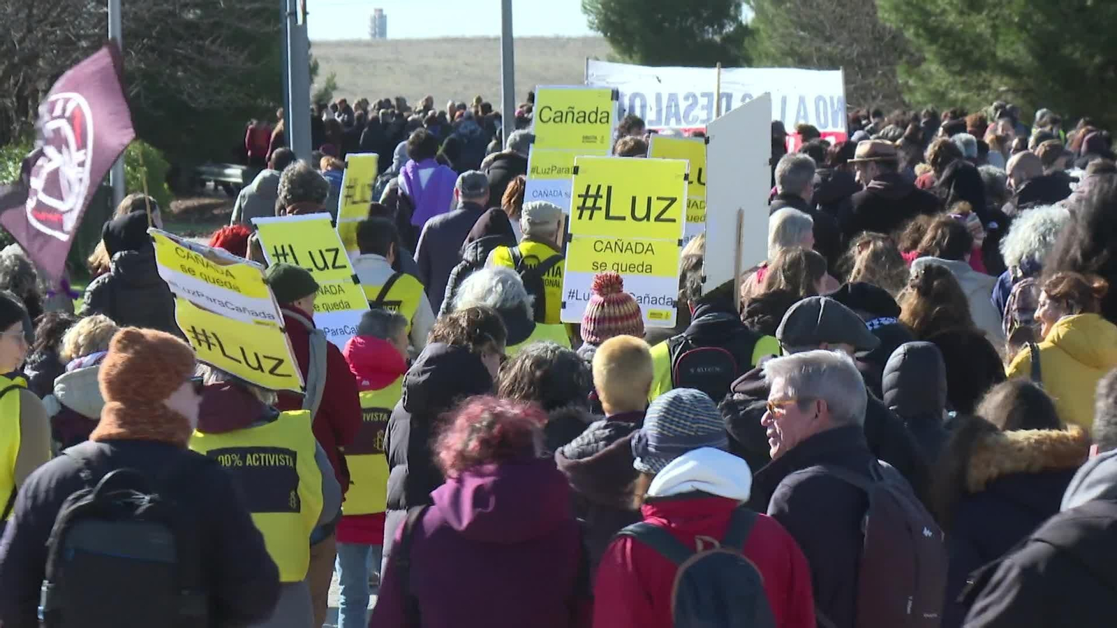 va protesta cañada real