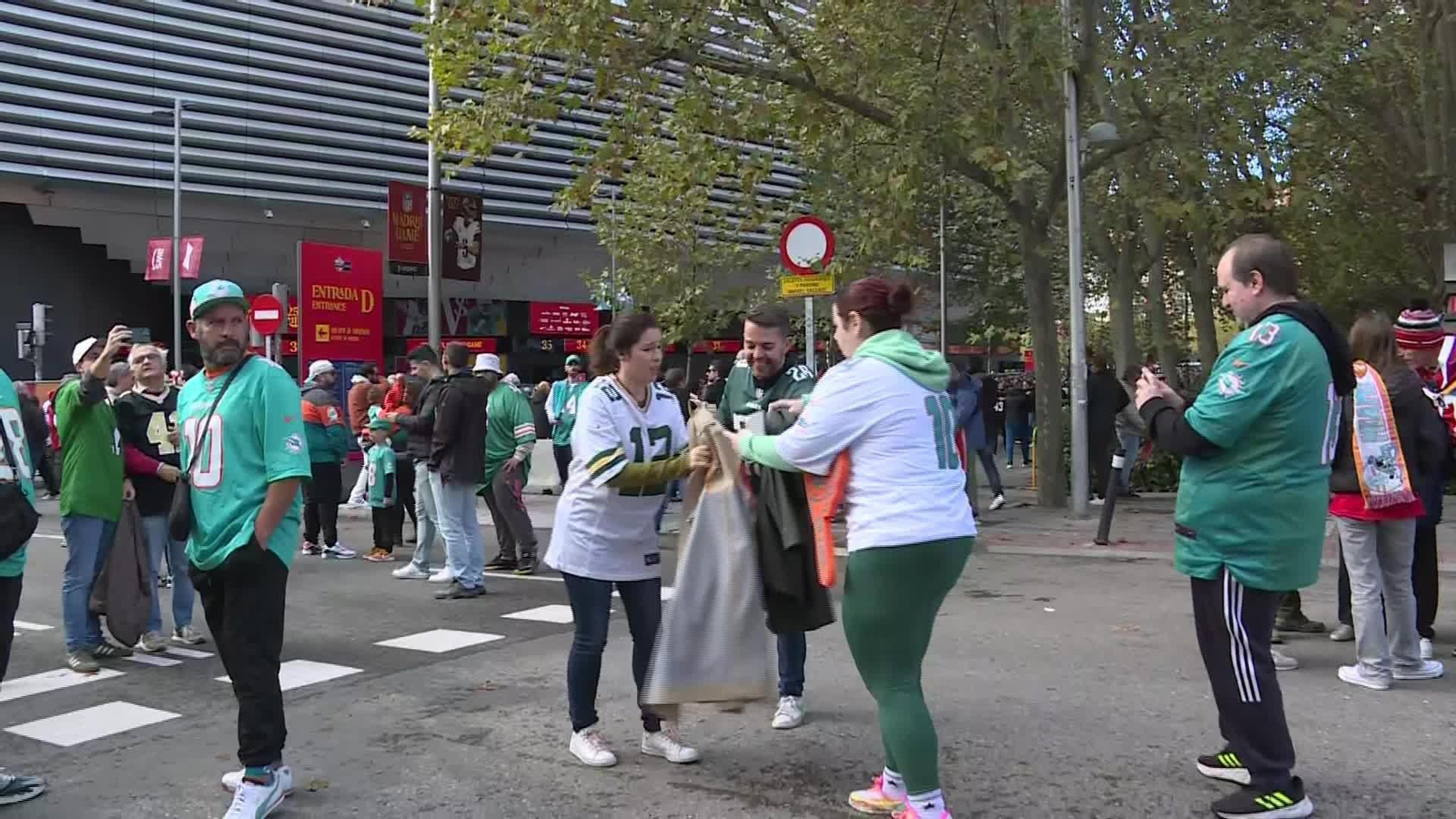 D029-MADRID AMBIENTE NFL BERNABEU