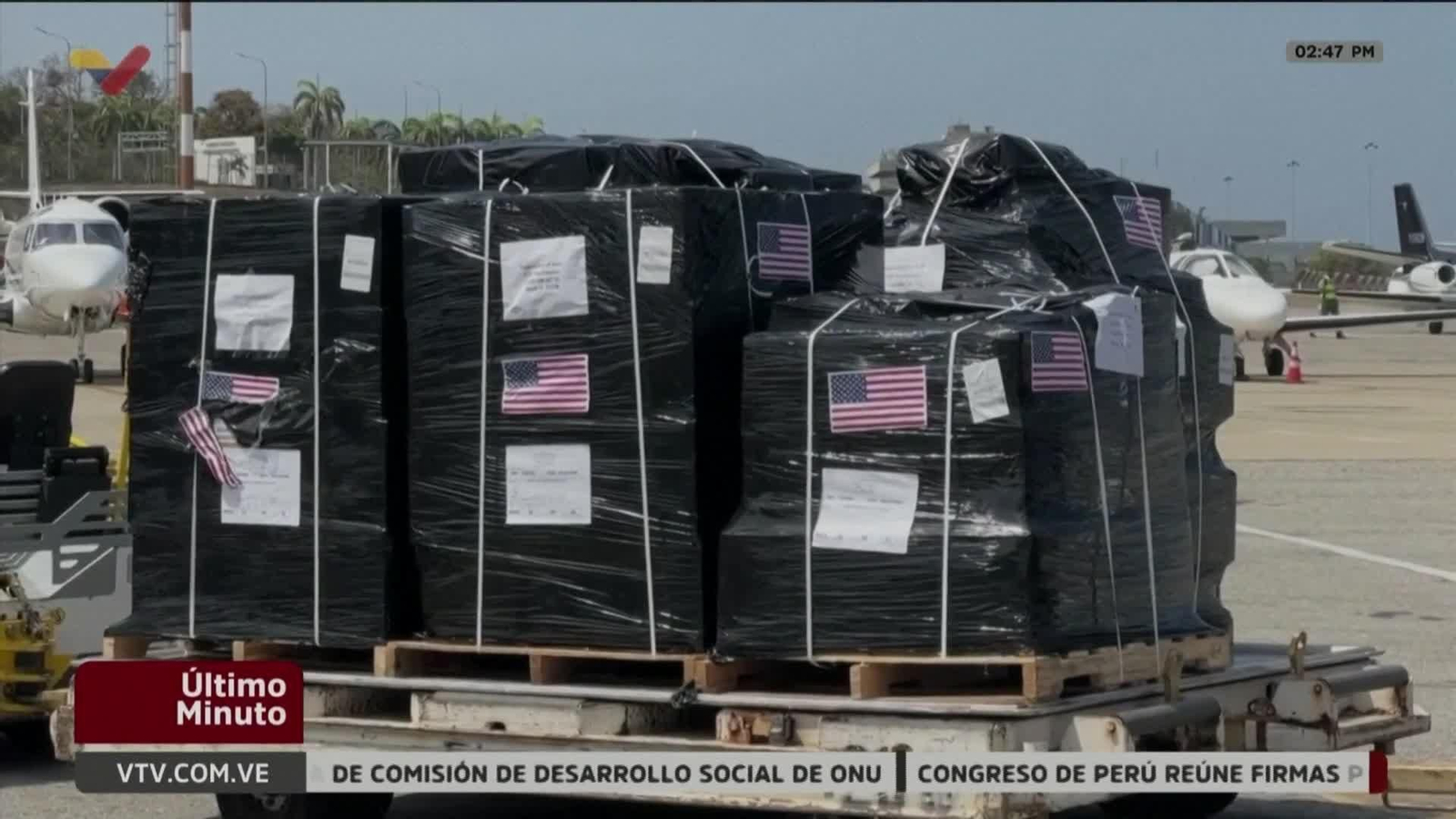 S006-VENEZUELA RECIBE SUMINISTROS MEDICOS DE EEUU