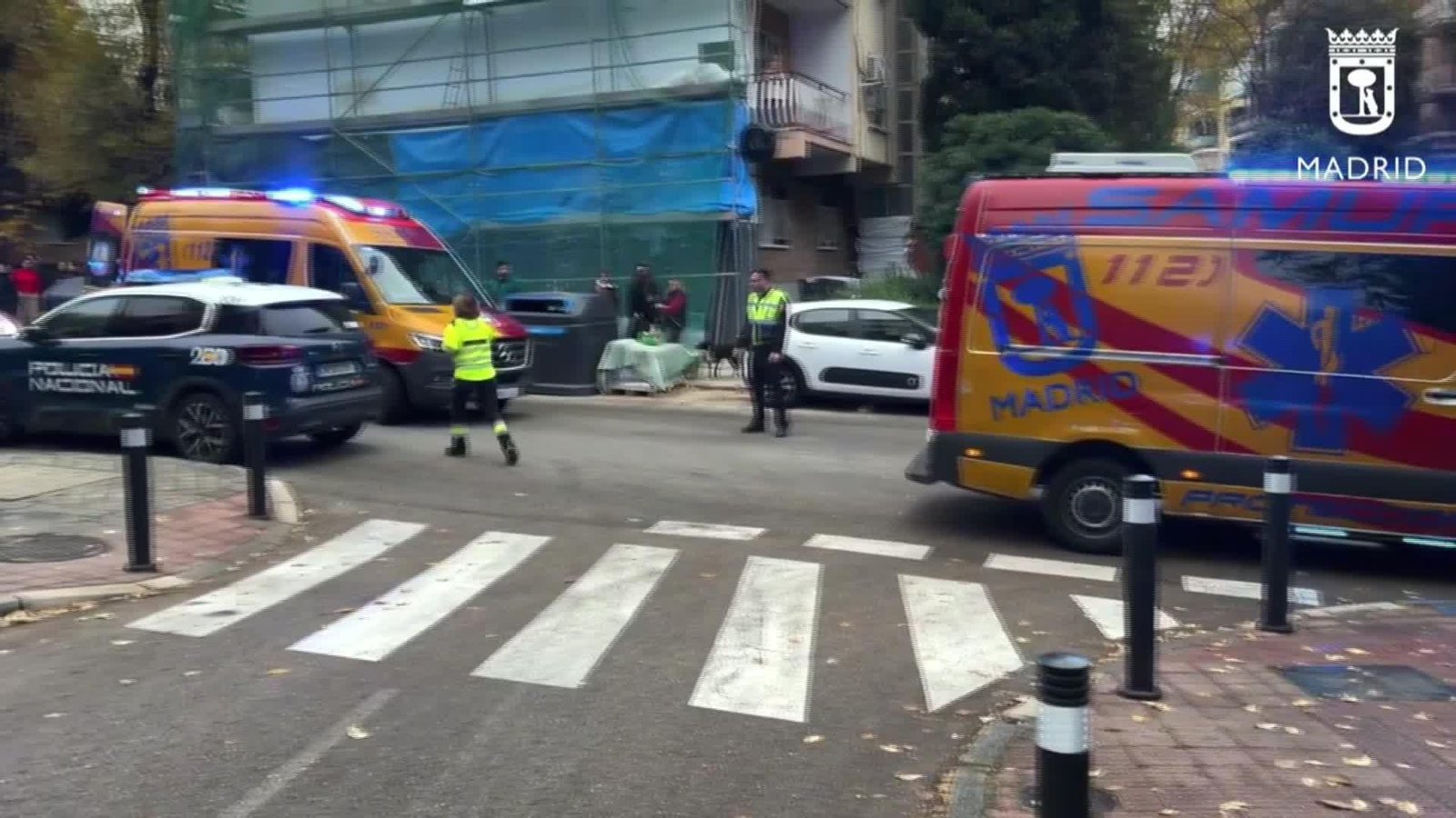 S064-MADRID MUJER PRECIPITADA EMERGENCIAS MADRID