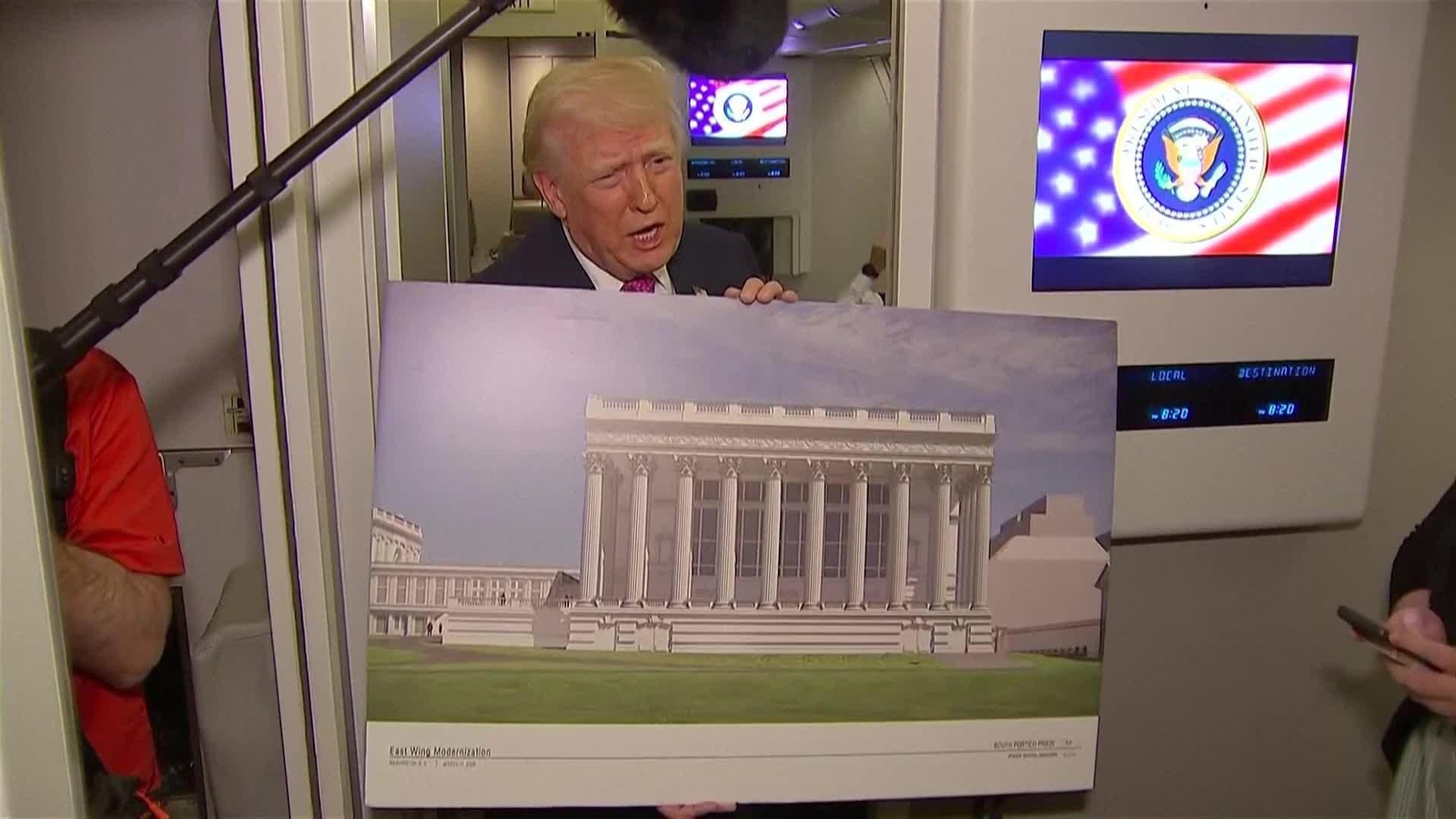 va trump y el salon de baile