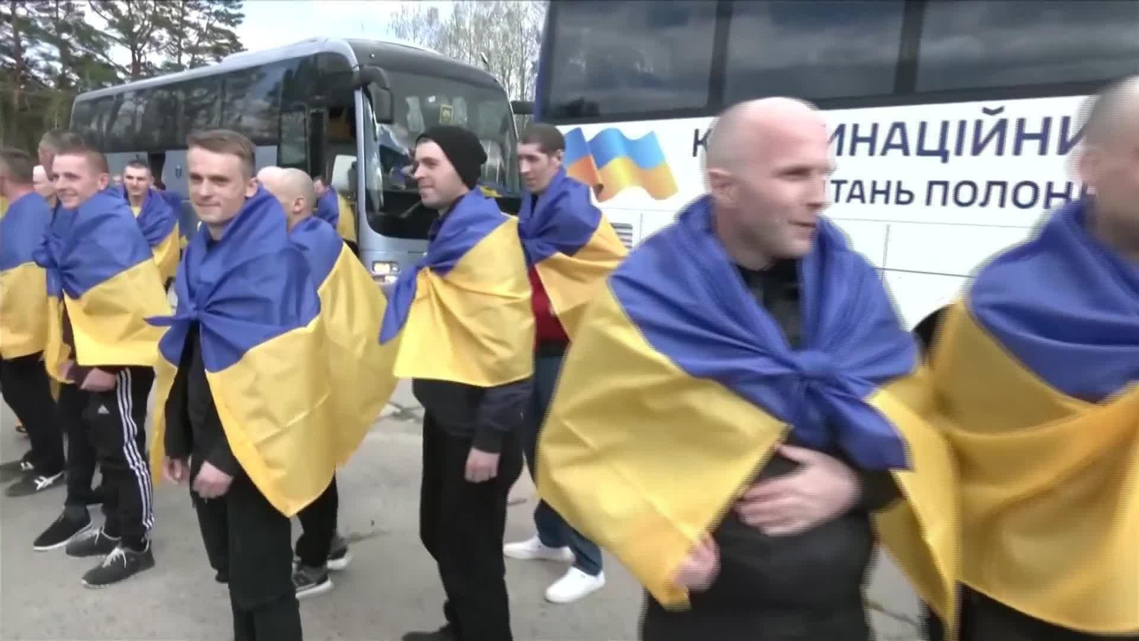 V067-UCRANIA PRESOS LIBERADOS POR RUSIA