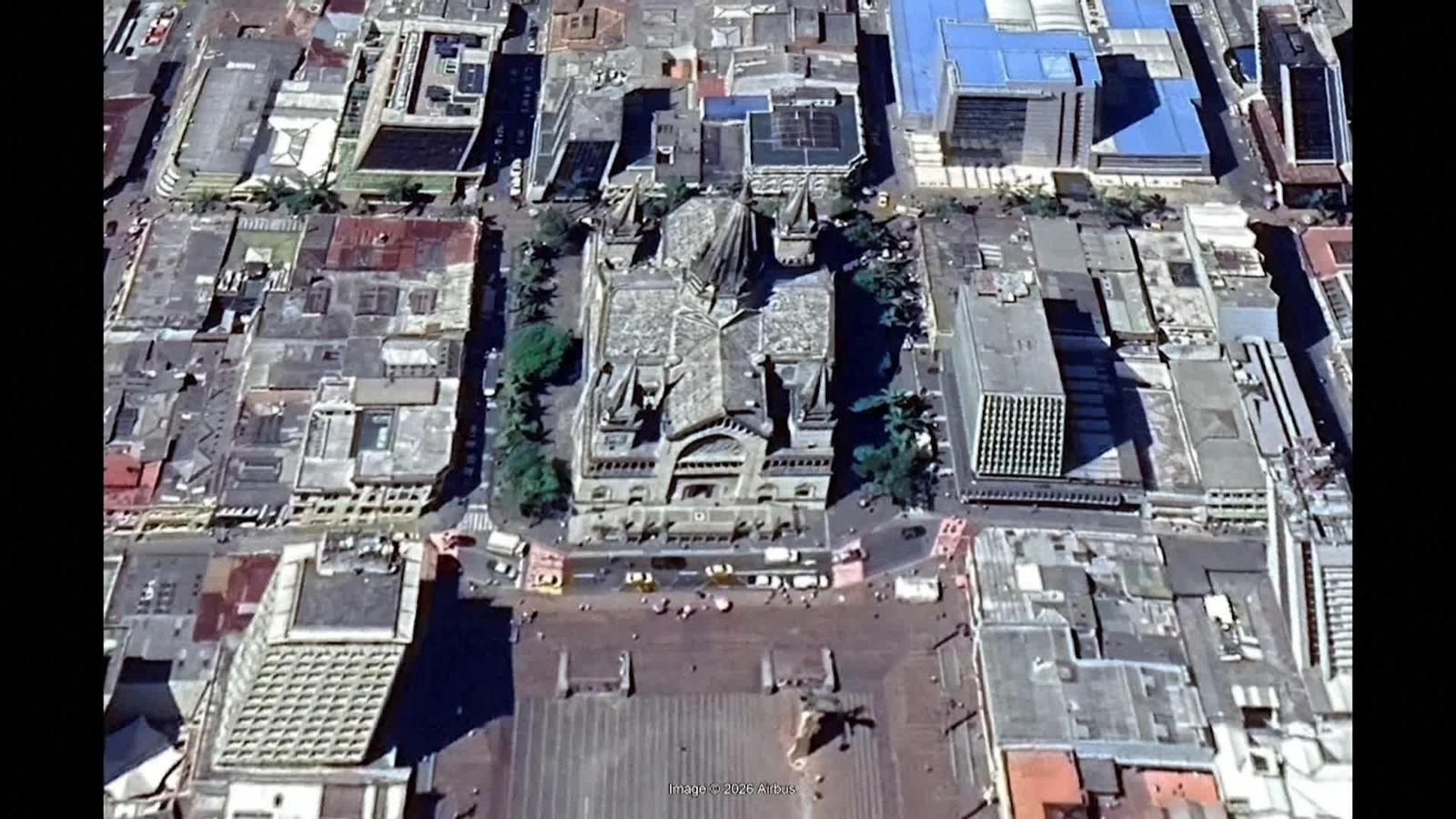 X058-COLOMBIA IMEGENES SATELITE ANTES Y DESPUES TERREMOTO