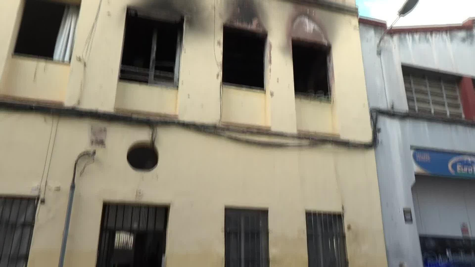 X038-BARCELONA DIA DESPUES EXPLOSION POBLENOU