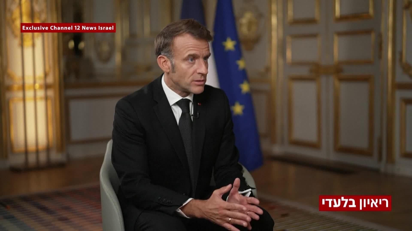V007-FRANCIA ENTREVISTA MACRON ESTADO PALESTINO