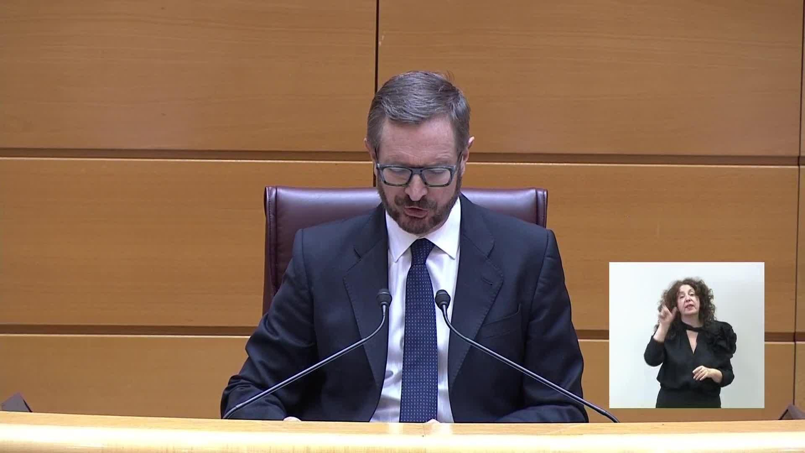 M063-SENADO PP A ELMA SAIZ SOBRE RESPONSABILIDADES POLITICAS