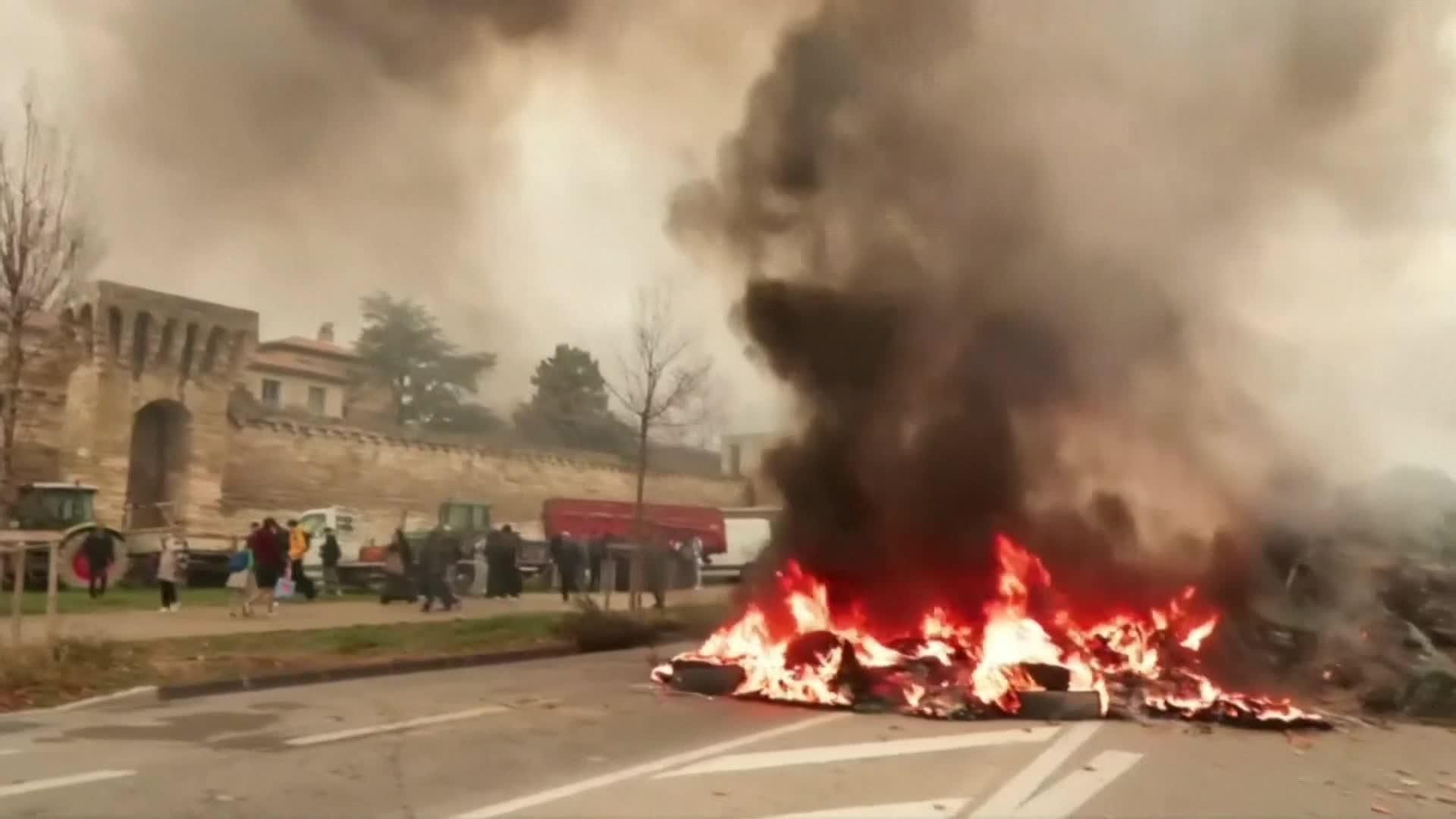V058-FRANCIA PROTESTAS AGRICULTORES