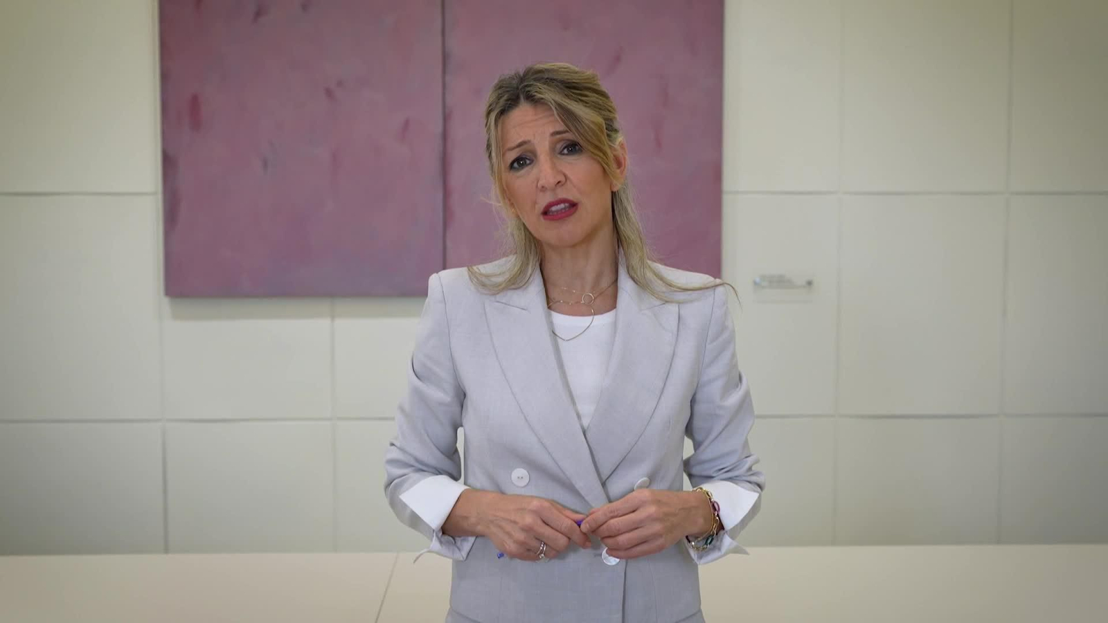 V024-MADRID YOLANDA DIAZ VALORA MEDIDAS DEL GOBIERNO