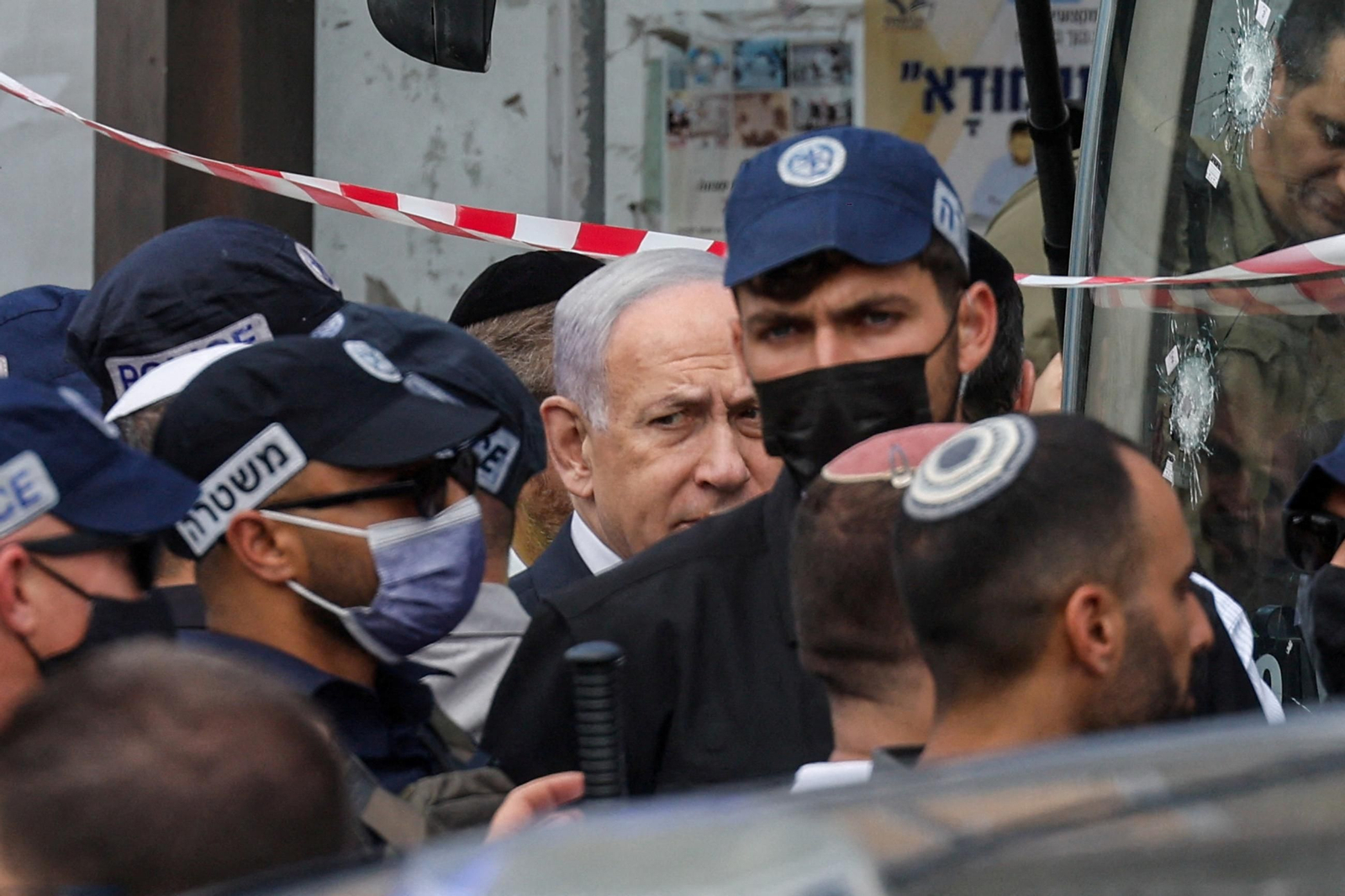 netanyahu zona tiroteo