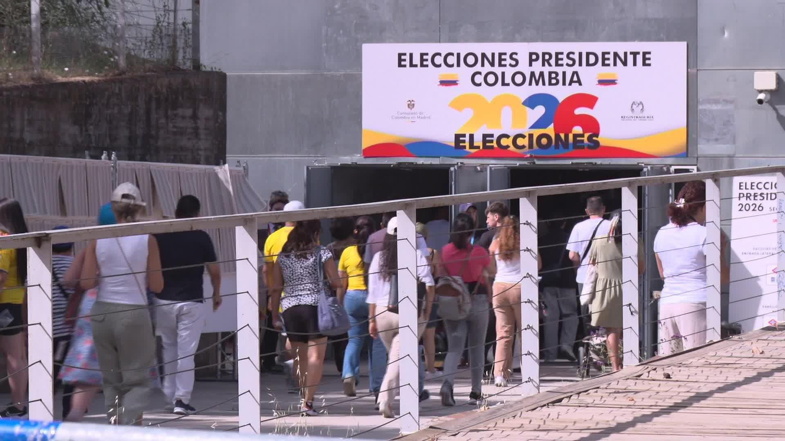 D018-MADRID VOTACIONES COLOMBIANOS ELECCIONES