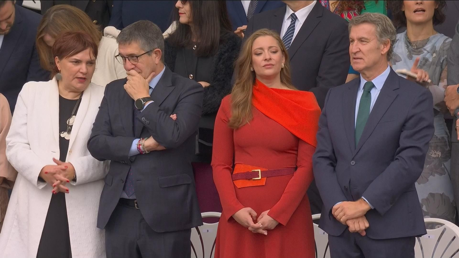 La tensión política se cuela en el desfile de la Fiesta Nacional