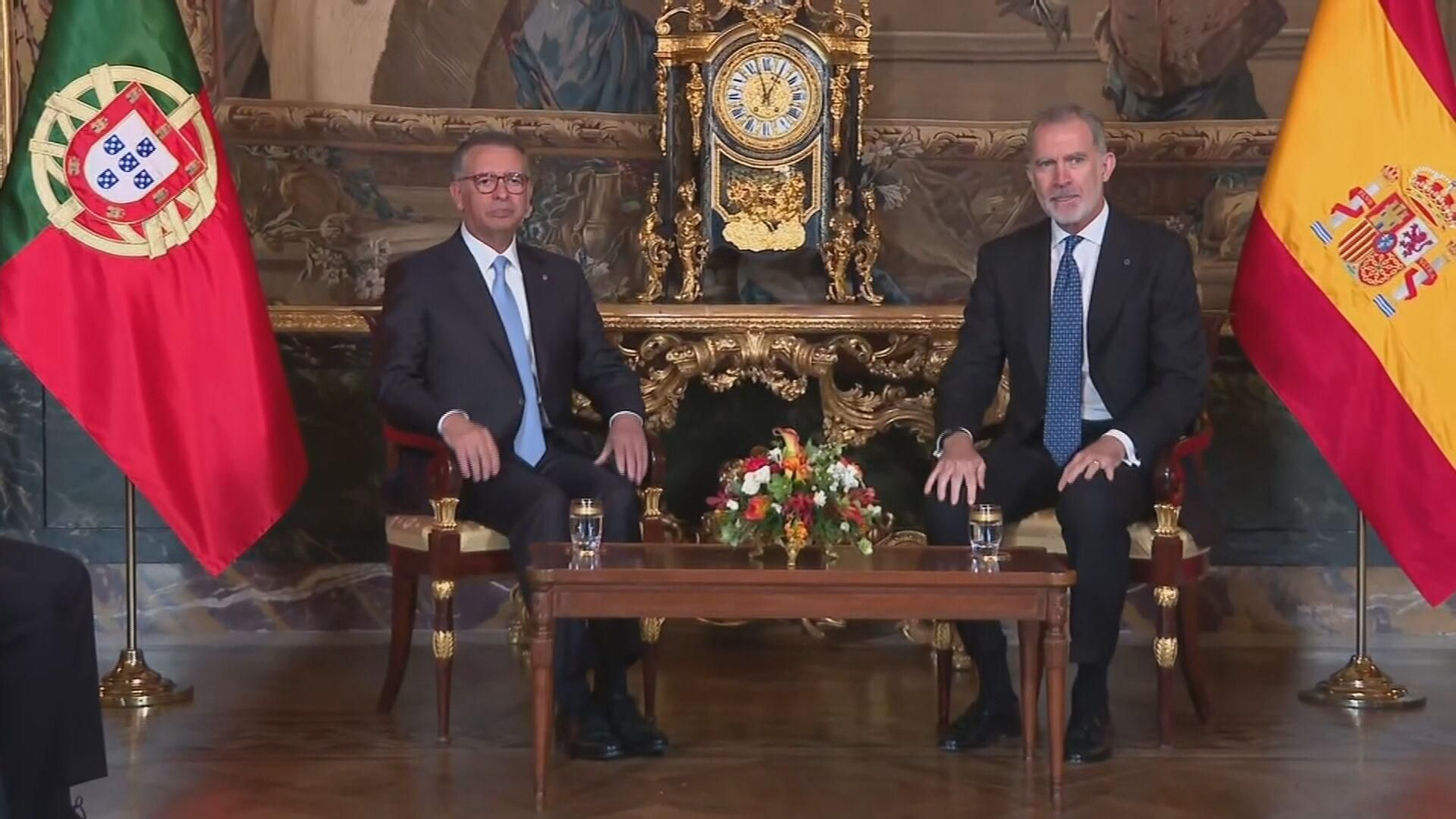 L015-MADRID REY ALMUERZO PRESIDENTE PORTUGAL