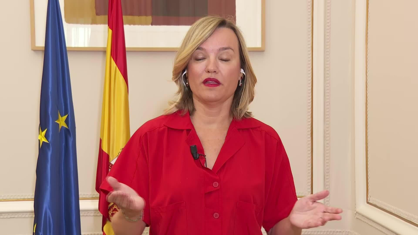 L010-MADRID ENTREVISTA PILAR ALEGRIA MEDIASET