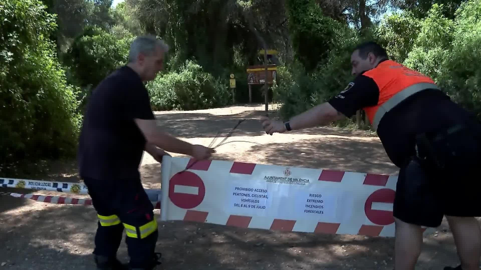 M049-VALENCIA CIERRE PARQUES NATURALES RIESGO INCENDIO