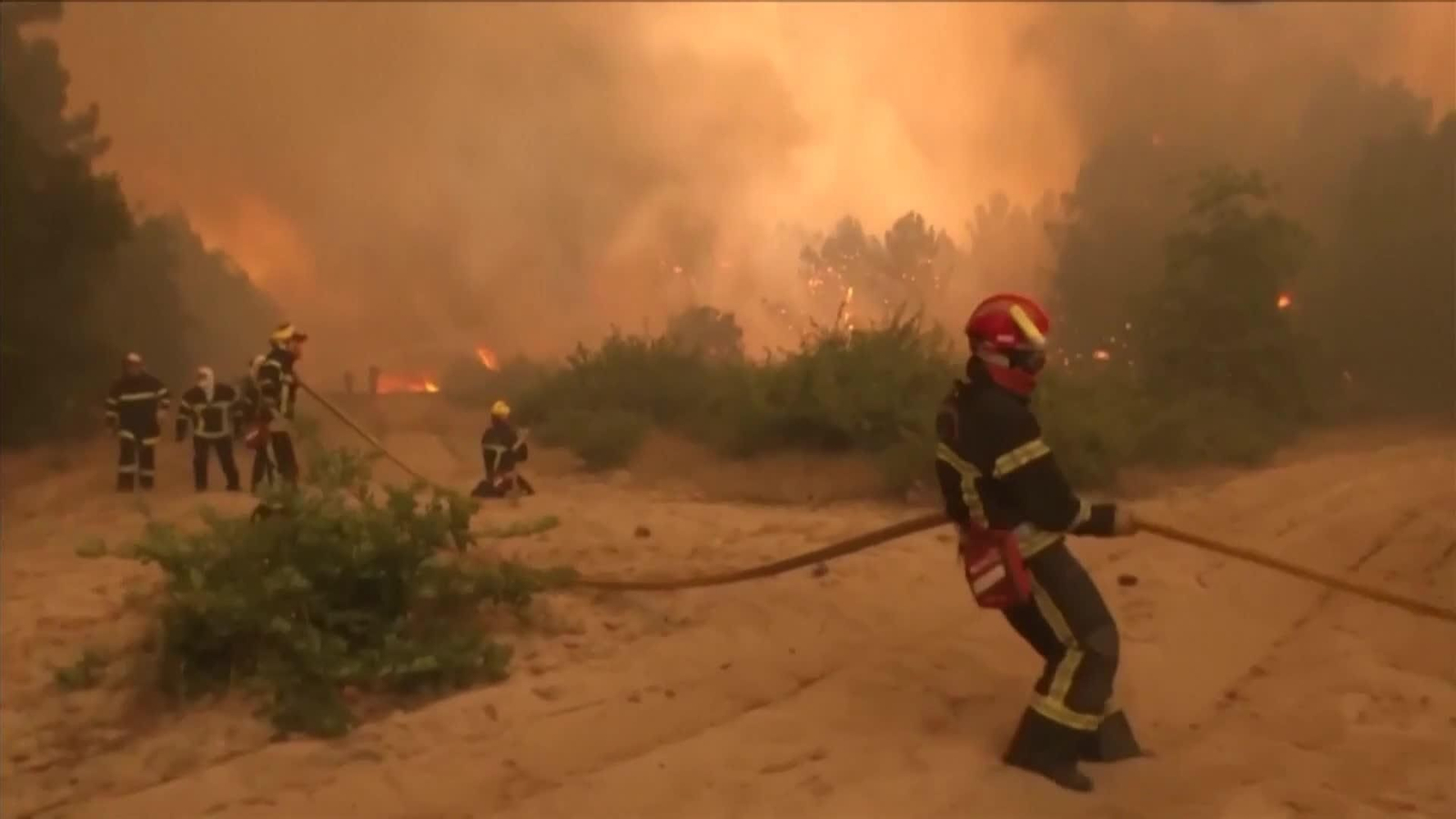 web incendios francia