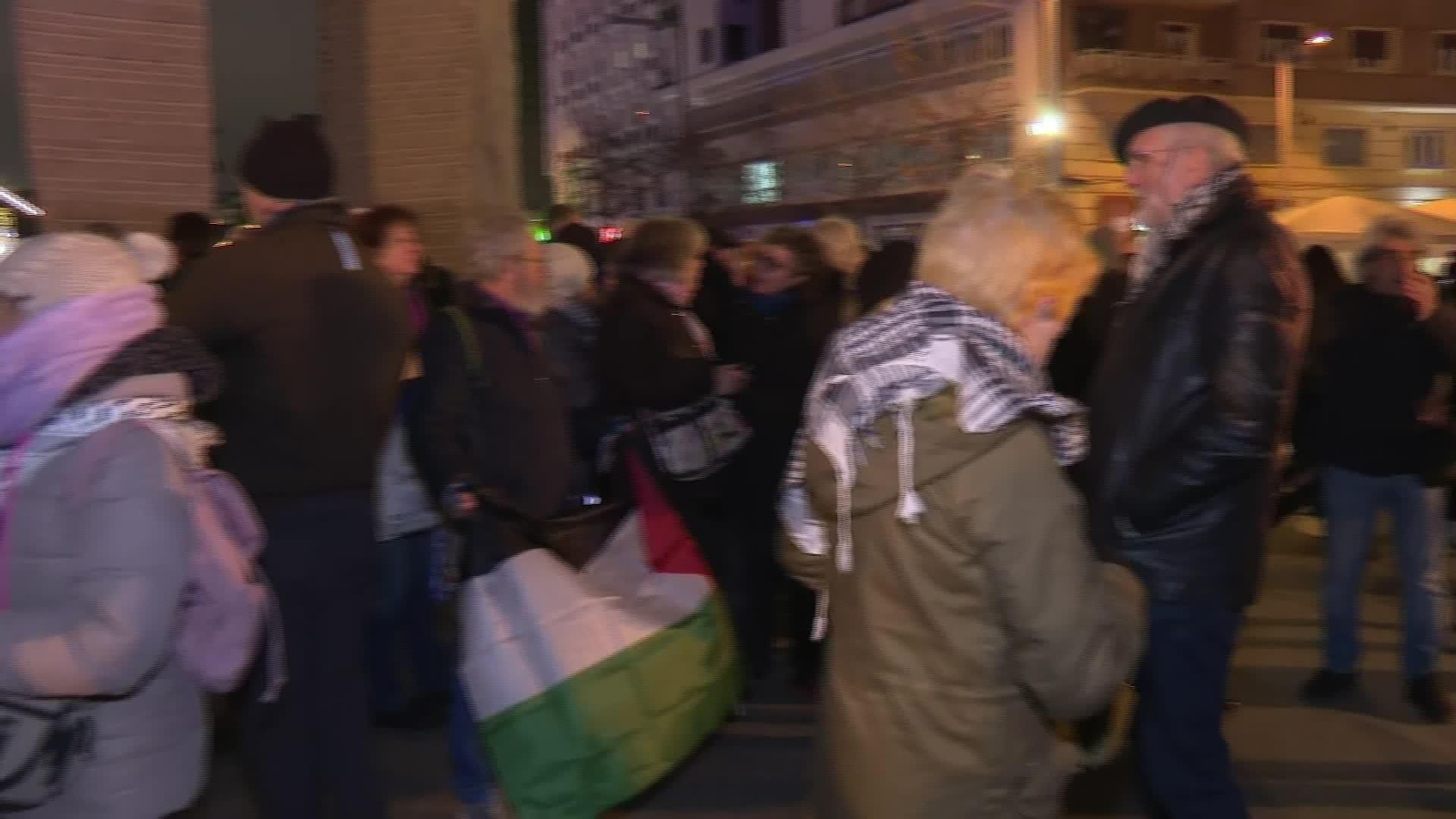 J035-MADRID PROTESTA MACCABI TEL AVIV