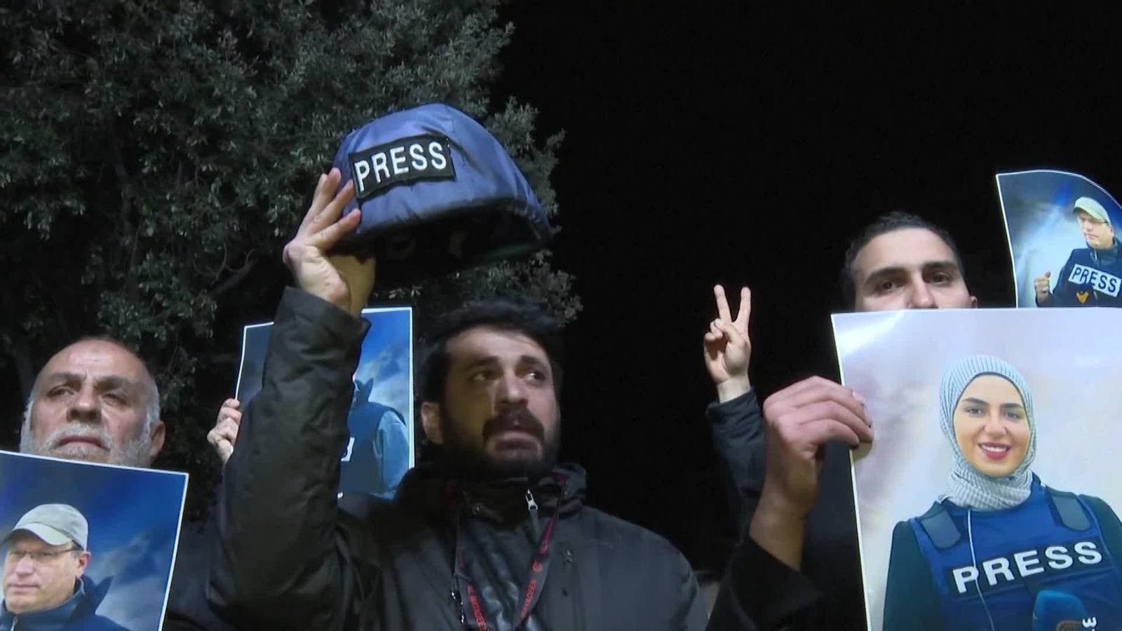 D006-LIBANO VIGILIA PERIODISTAS MUERTOS