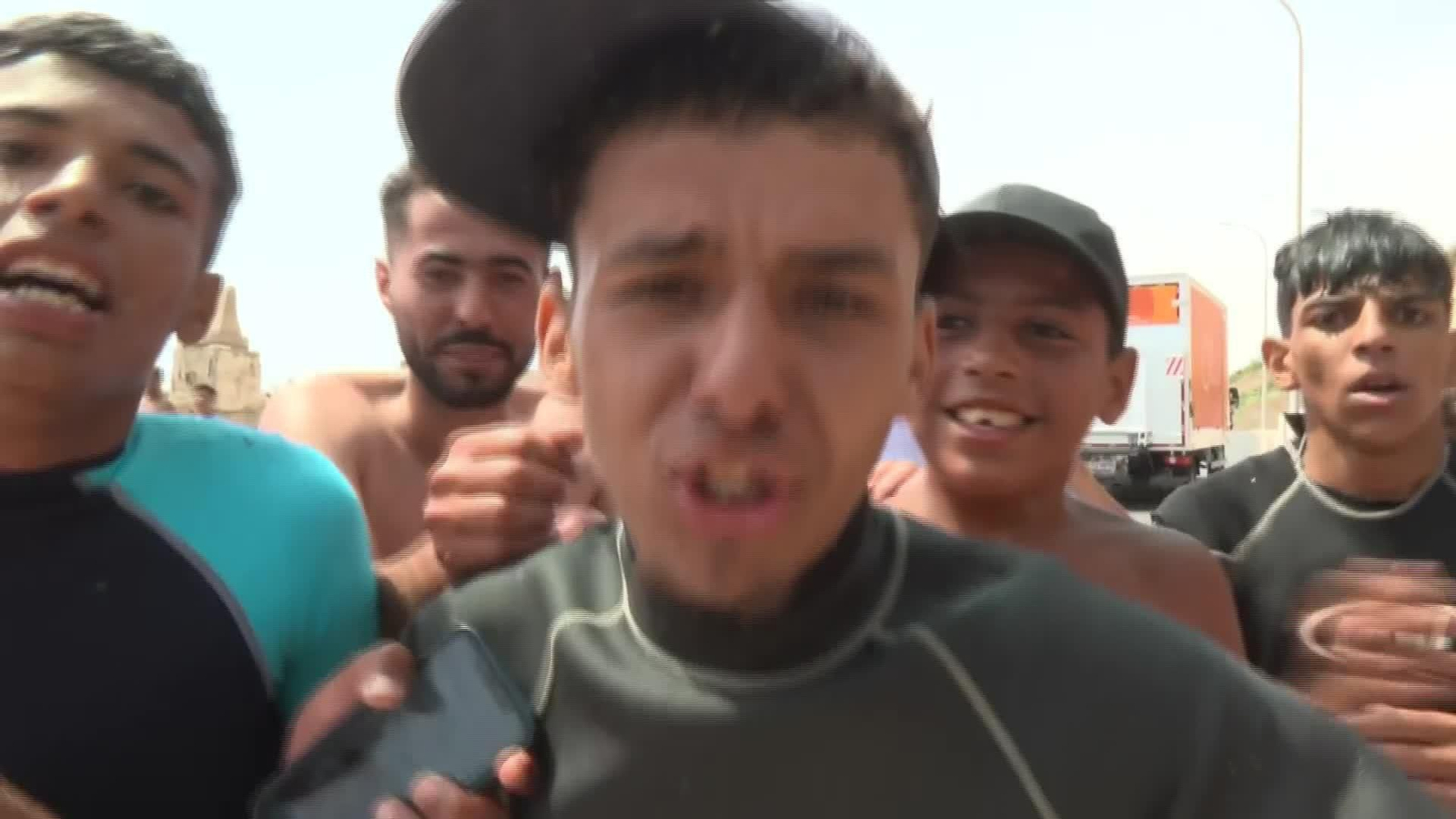J058-CEUTA ENTRADA MASIVA MIGRANTES