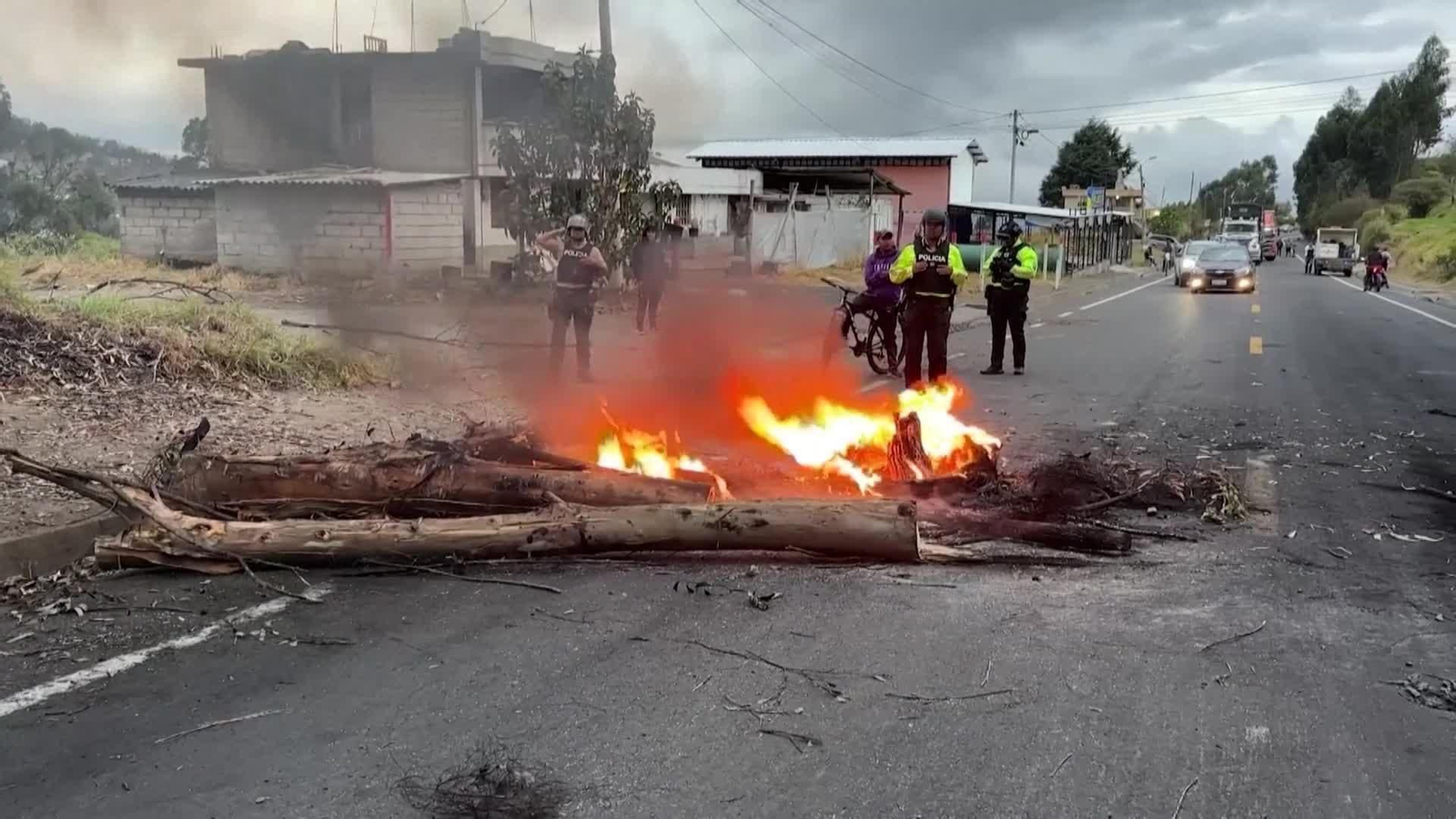 va protestas ecuador
