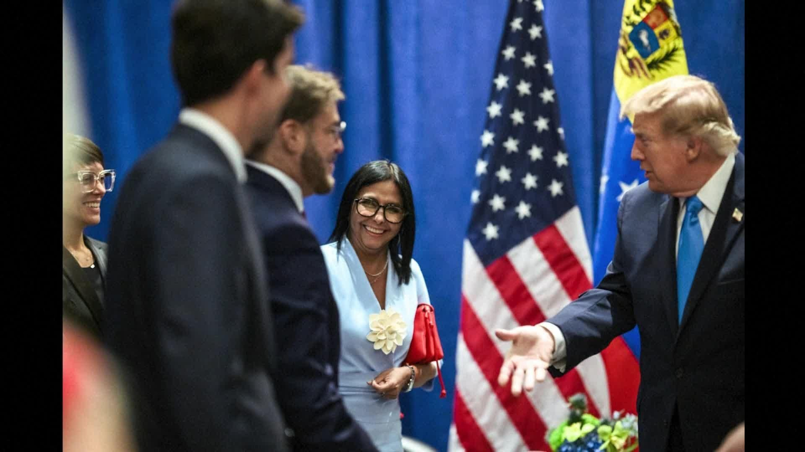 X005-EEUU FOTOS ENCUENTRO DELCY Y TRUMP