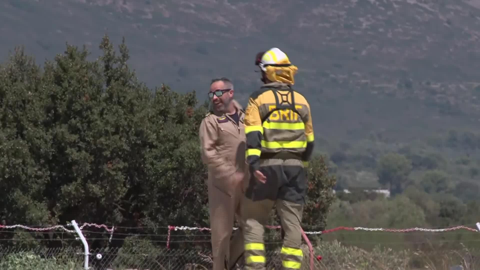 S018-CASTELLON SITUACION INCENDIO FORESTAL SIERRA ENGARCERAN