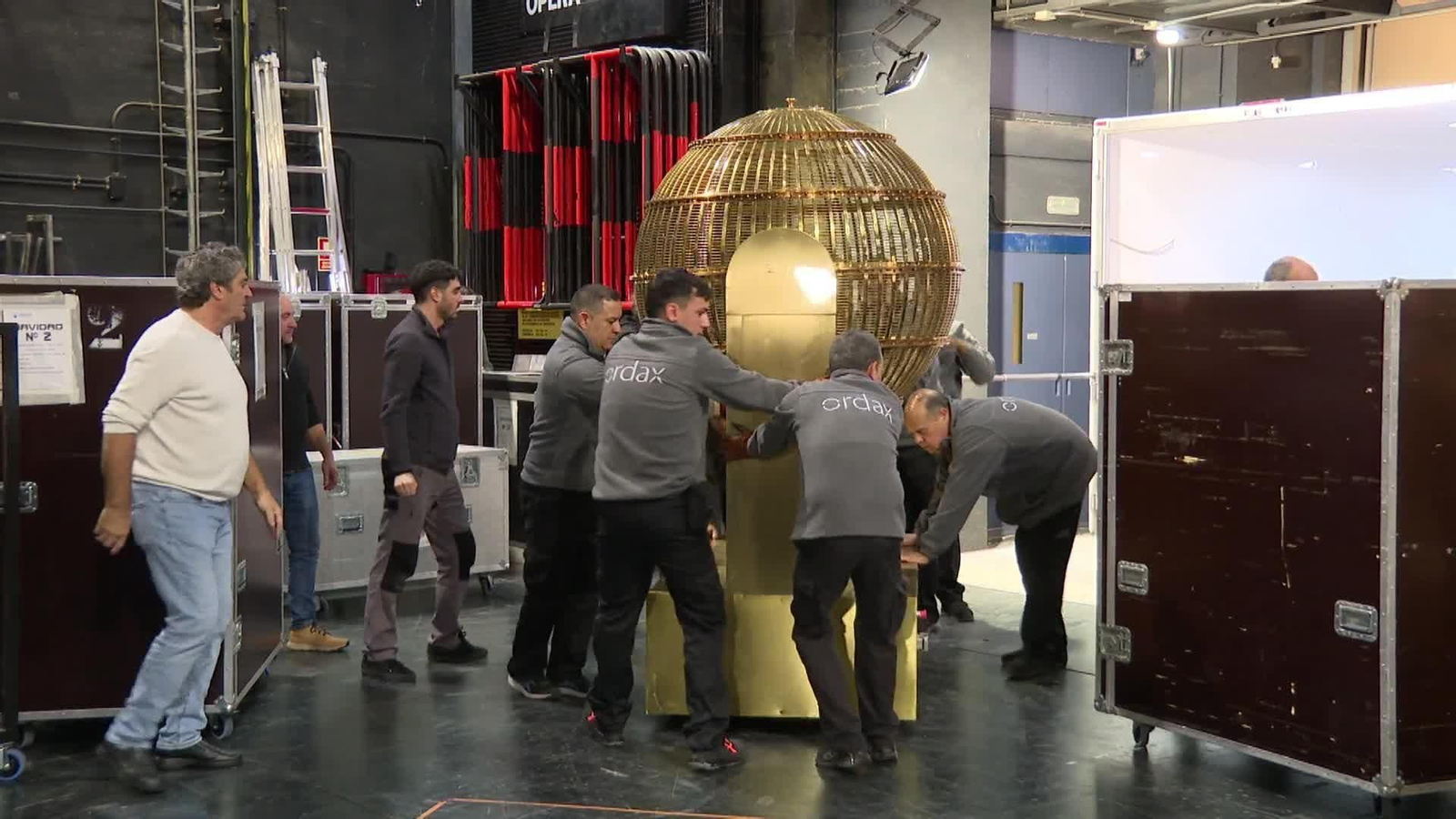 va traslado bombos loteria navidad