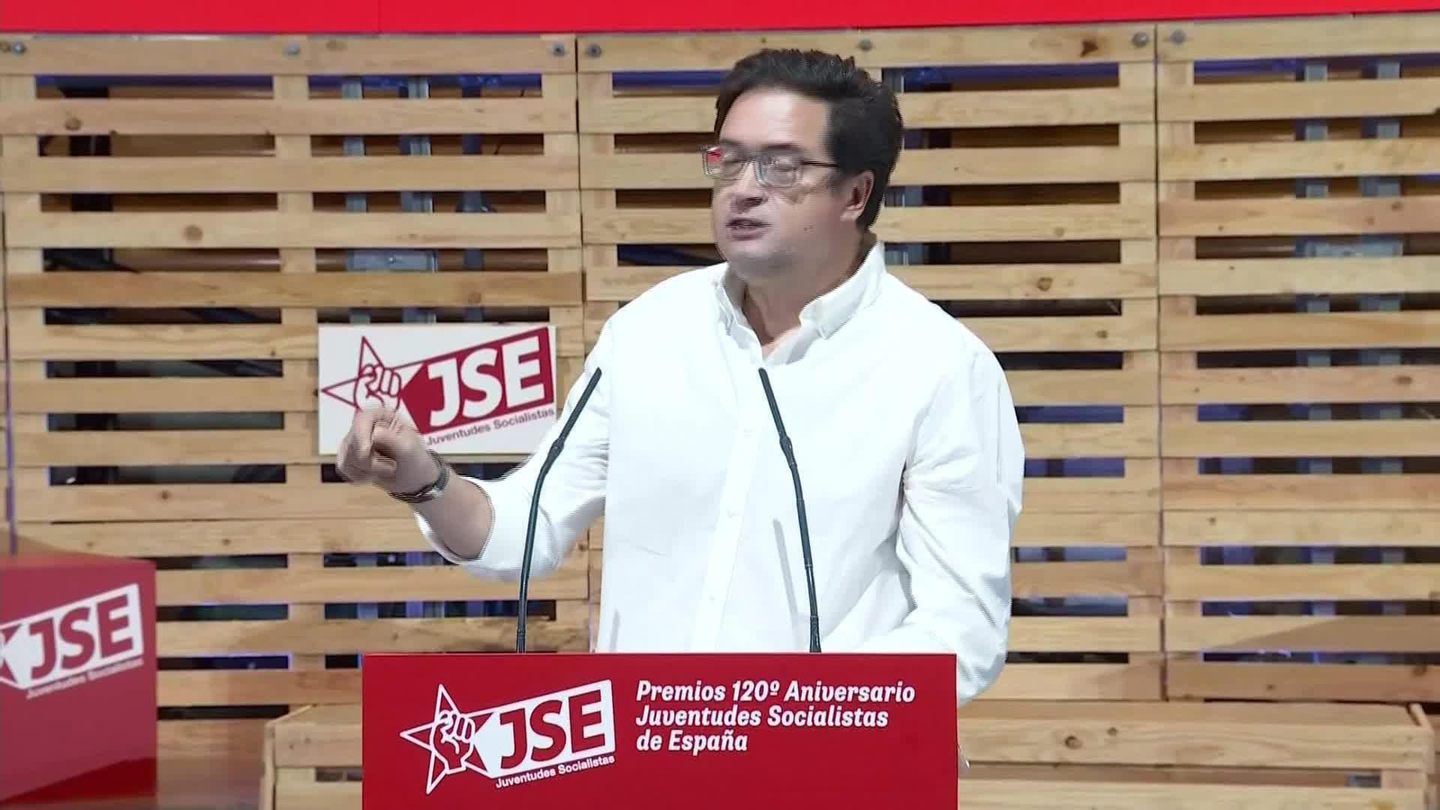 V073-MADRID OSCAR LOPEZ ANIVERSARIO JUVENTUDES SOCIALISTAS