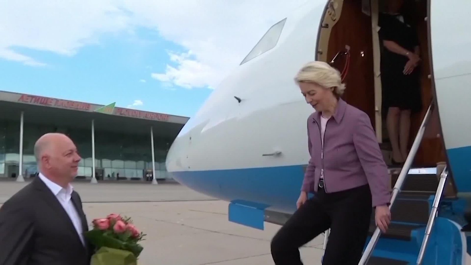 L055-BULGARIA INCIDENTE AVION VON DER LEYEN L055-BULGARIA INCIDENTE AVION VON DER LEYEN