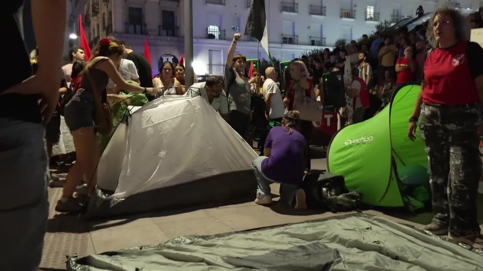 va acampan en sevilla