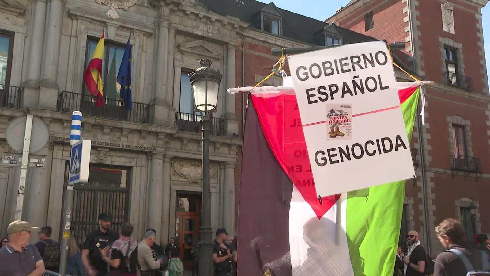 X049-MADRID EXTERIORES CONCENTRACION GAZA Y BELARRA