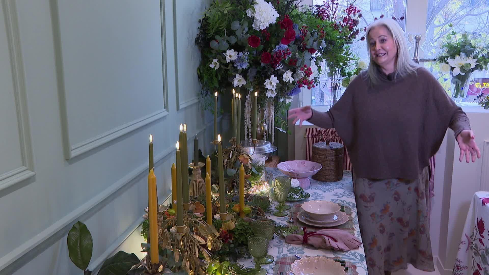 web la mesa navideña