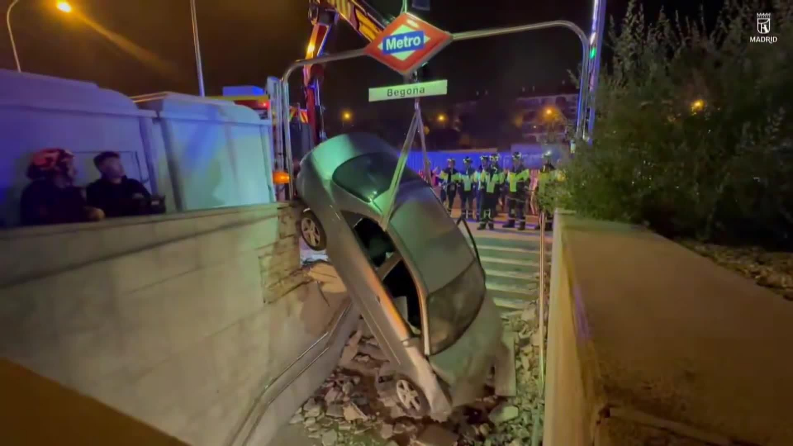 va coche entrada metro