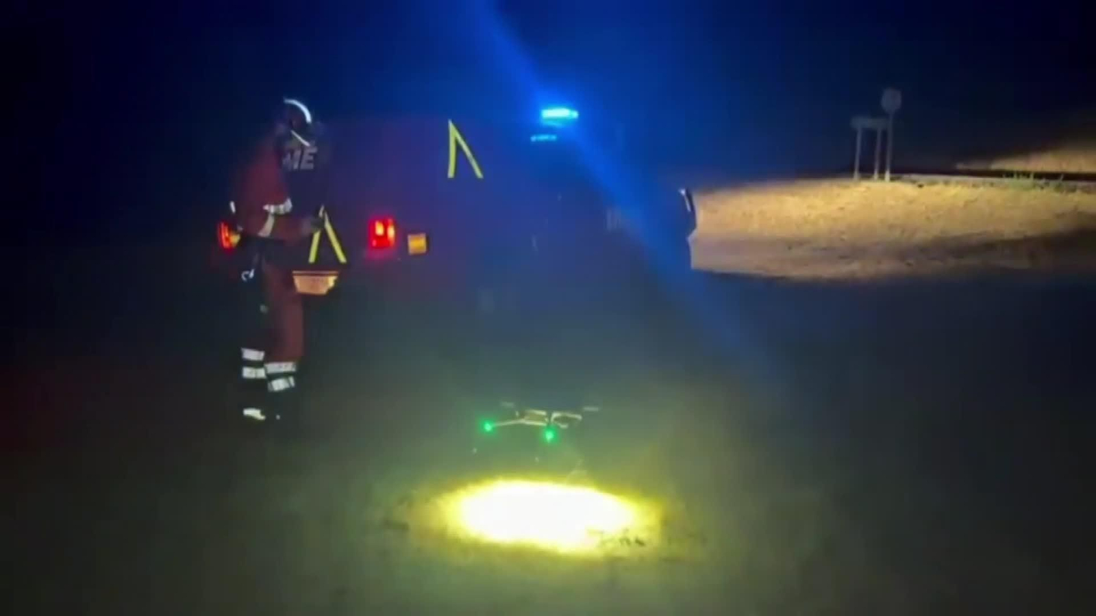 J002-IMAGENES UME INCENDIO LA NIEBLA HUELVA