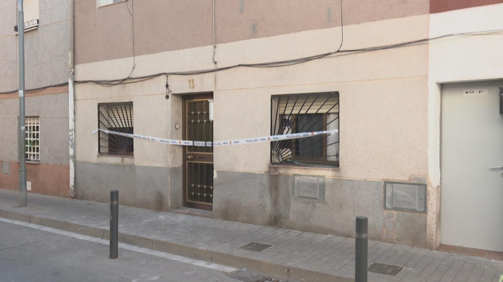 Derrumbe vivienda en Canovelles