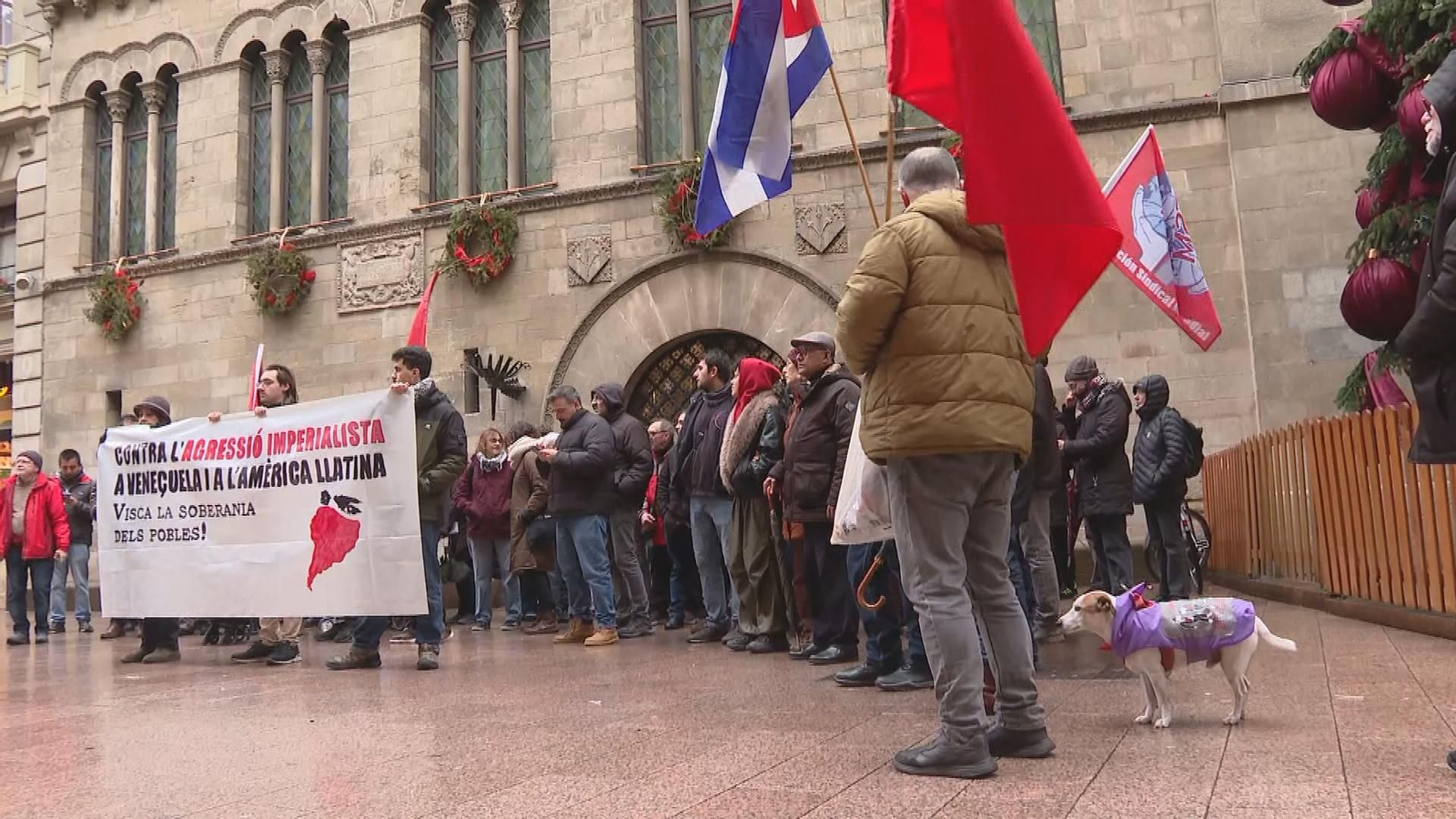 Manifestación de apoyo a Venezuela